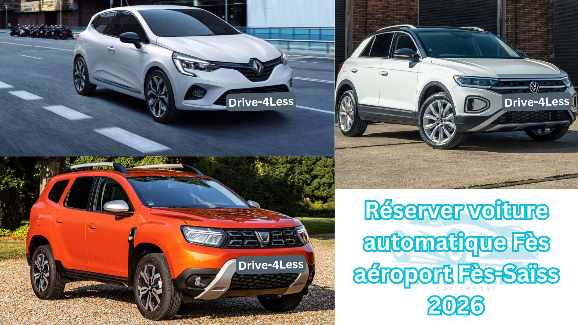 Réserver voiture automatique Fès aéroport Fès-Saïss 2026